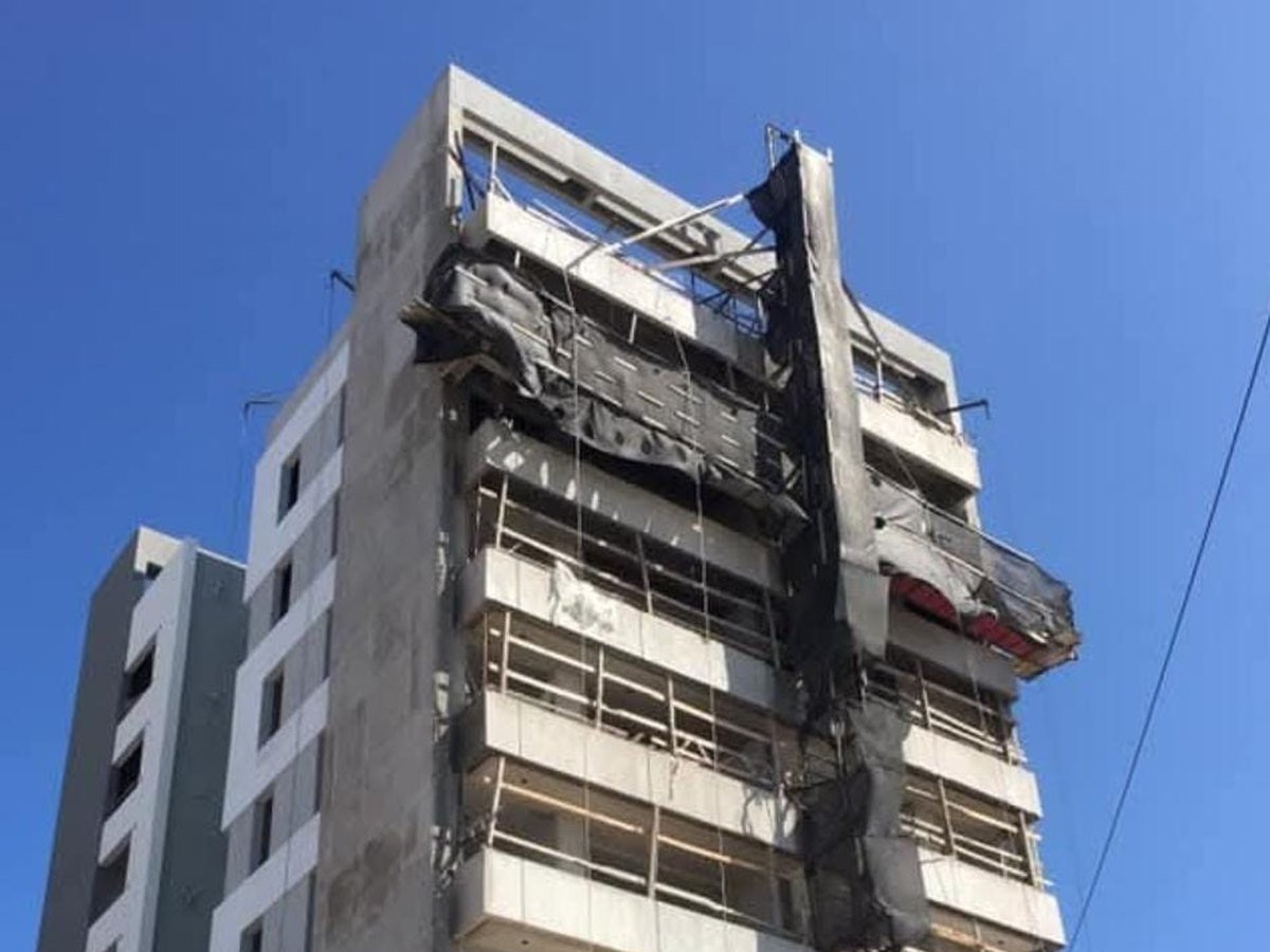 Estructura de Aires de Mitre en obra